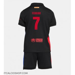 Barcelona Ferran Torres #7 Seconda Maglia Bambino 2024-25 Manica Corta (+ Pantaloni corti)